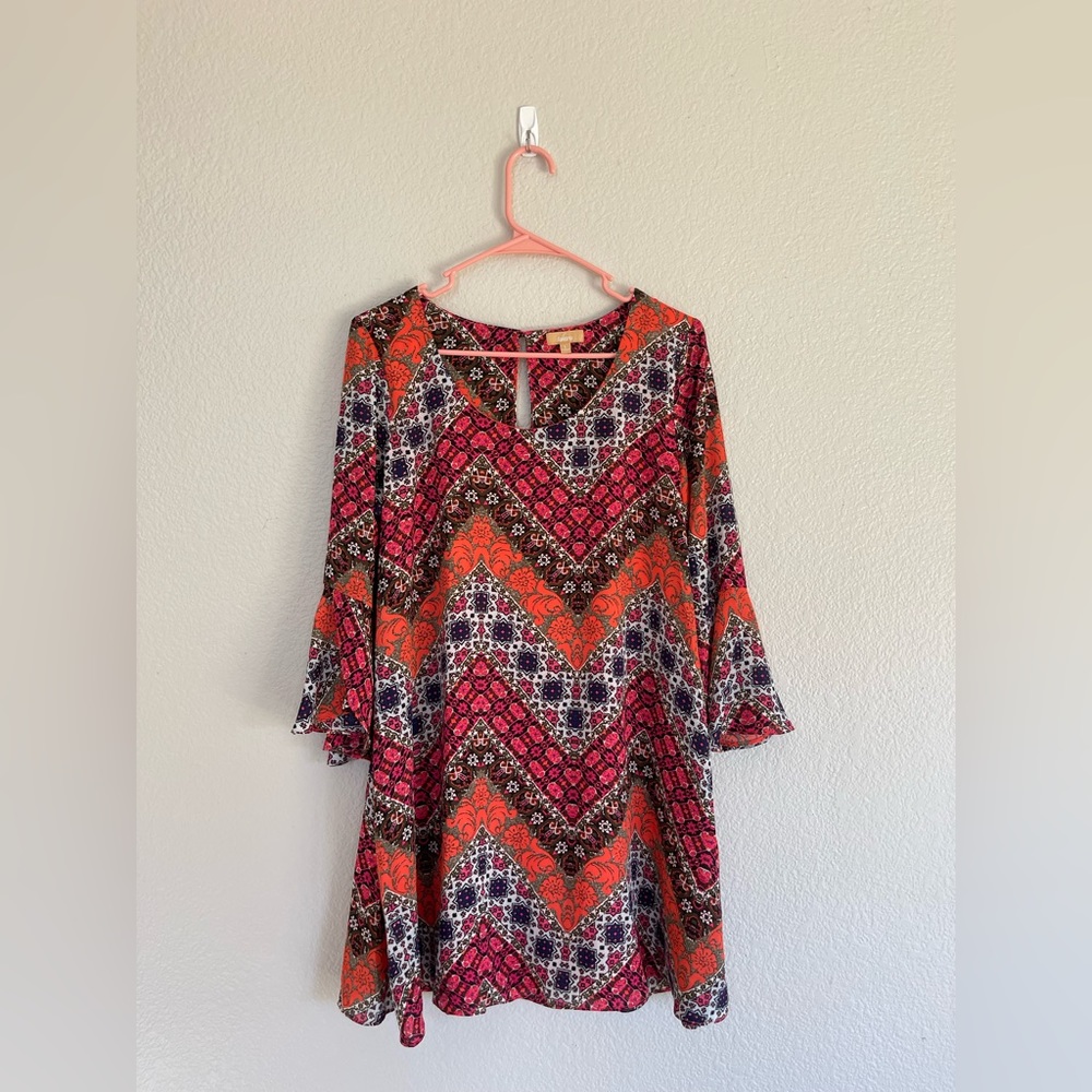 Takara multi color printed dress